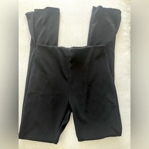 Zara Black Ribbed Dress Pants